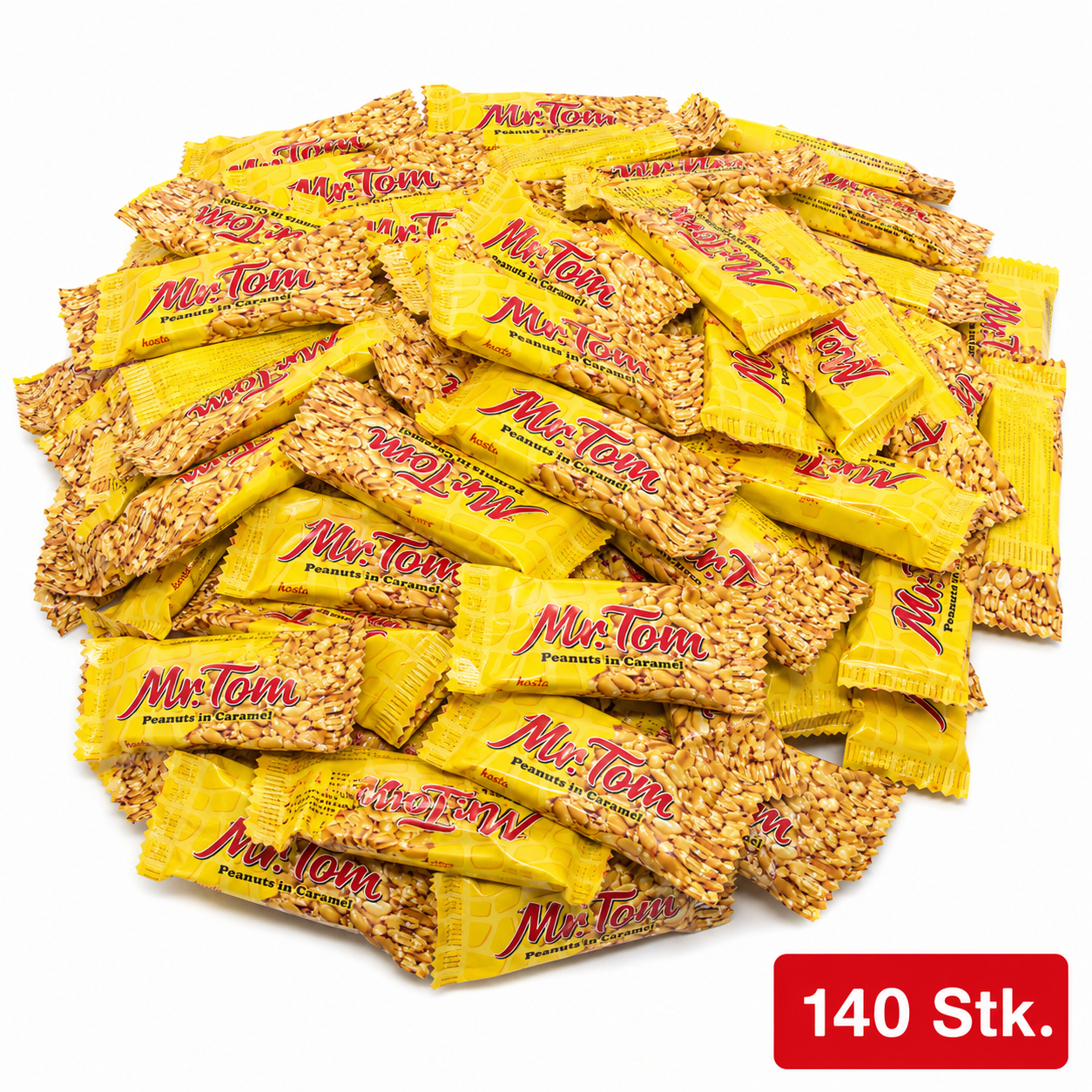 Mr. Tom Minis  – Erdnussriegel mit Karamell