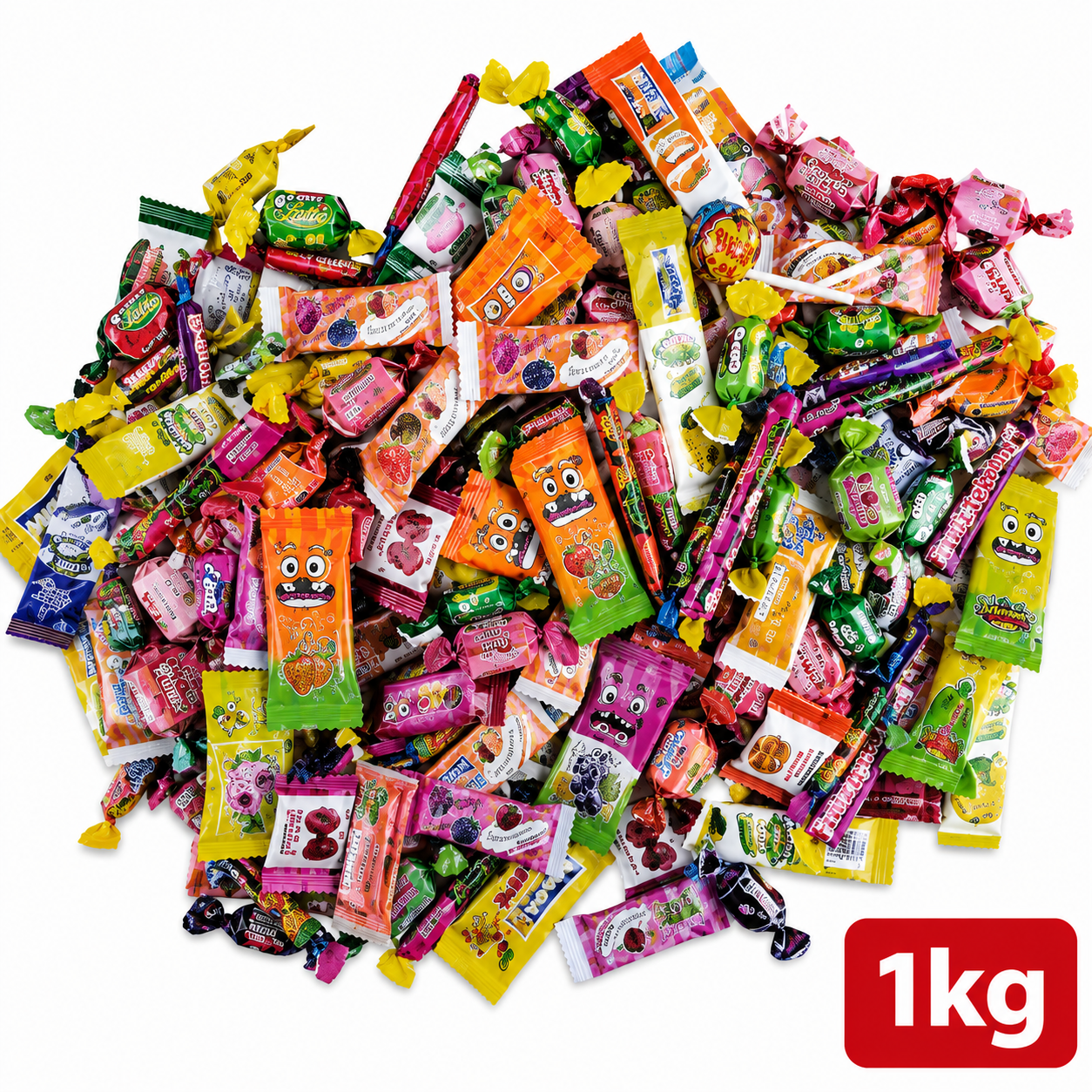 Süßigkeiten Mix Beutel – Kaubonbons & Kaustreifen