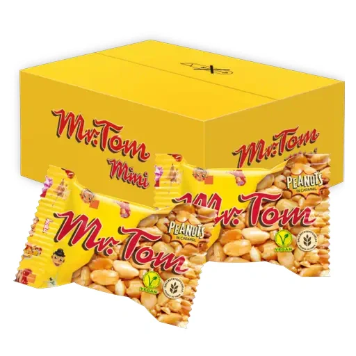 Mr. Tom Minis  – Erdnussriegel mit Karamell