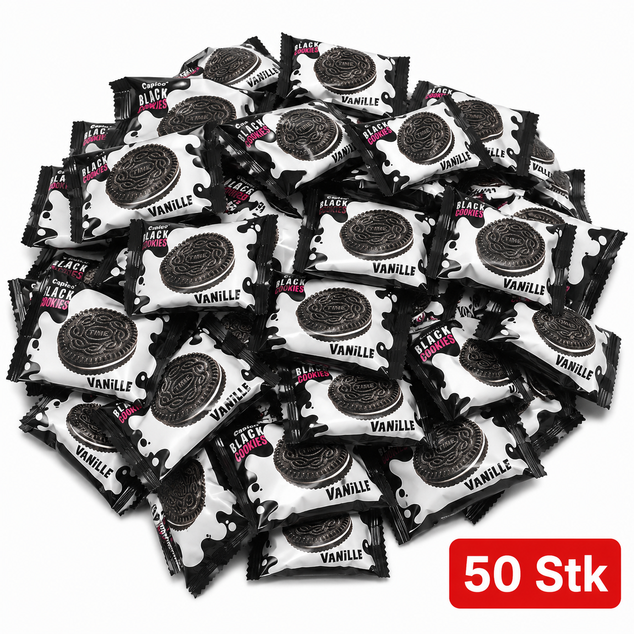 Black Cookies Vanille  – Schokoladenkekse mit Vanillecreme