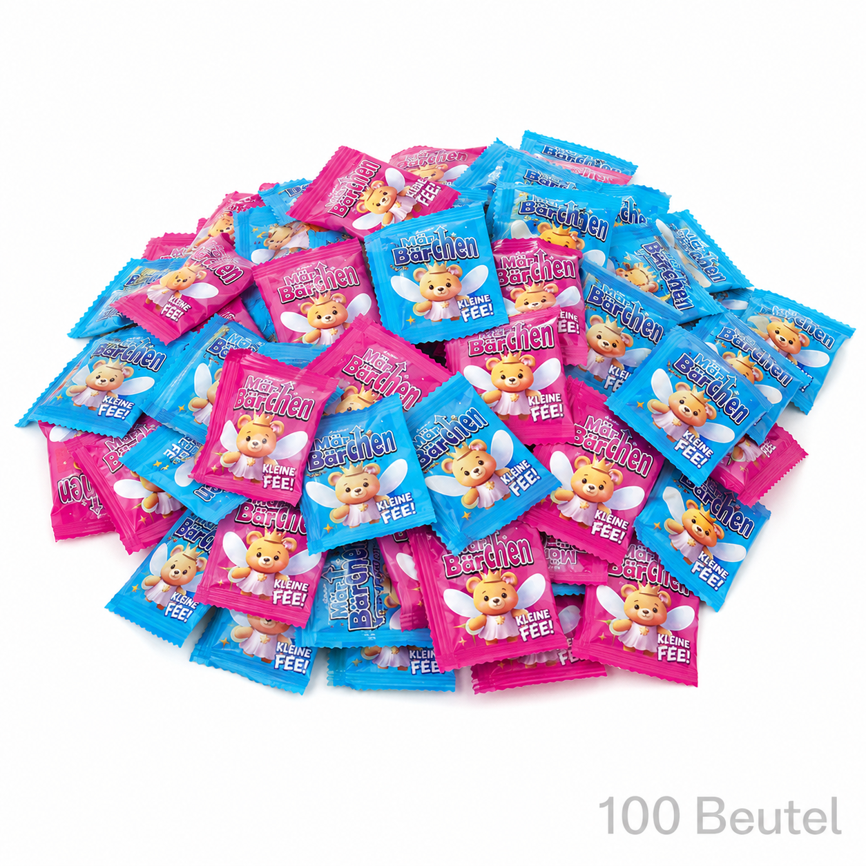Märchenbärchen Fruchtgummi Mix – Kleine Fee & Kleiner Bär – Perfekt für Karneval, Partys und Kindergeburtstage