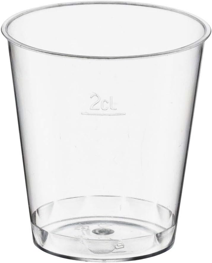 Schnapsgläser 2 cl 50 Stk. – Transparente Schnapspinnchen