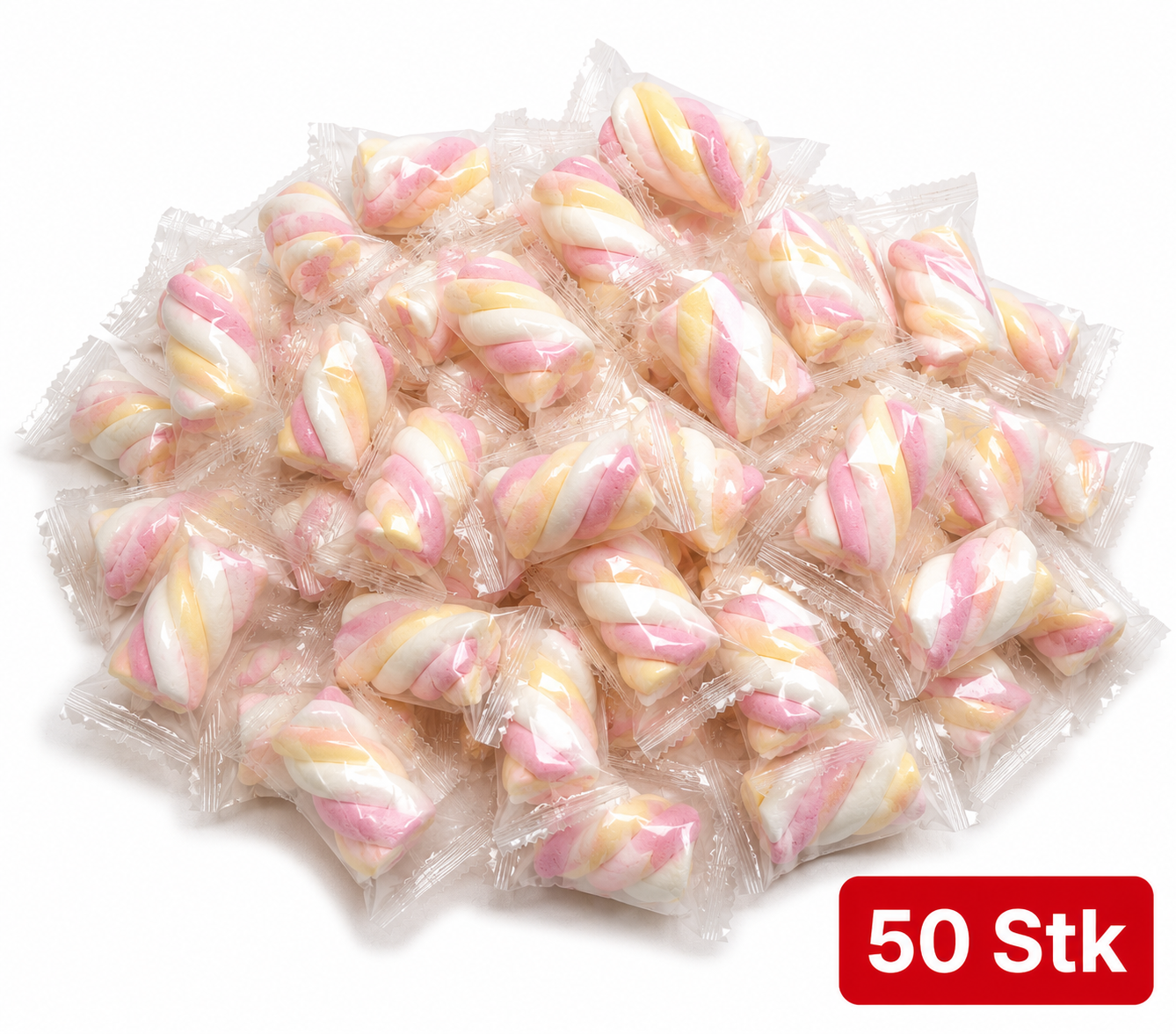 Marshmallow Twists – Bunte Marshmallows Zöpfe