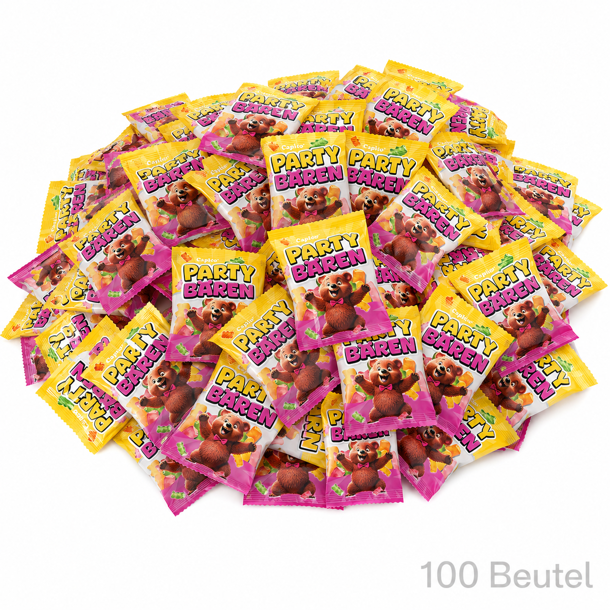 Party Bärli´s Fruchtgummi Mix – kleine Gummibären – Perfekt für Karneval, Partys und Kindergeburtstage