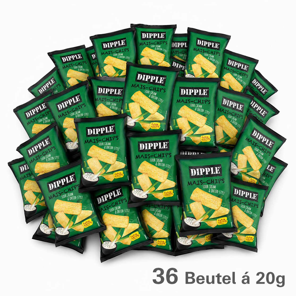 DIPPLE  – Mais-Chips Sour Cream & Onion