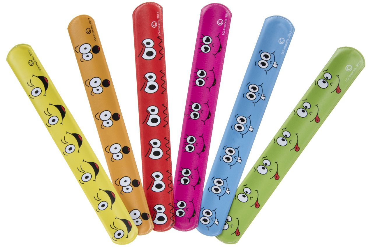 Smiley Schnapparmband 36 Stk.